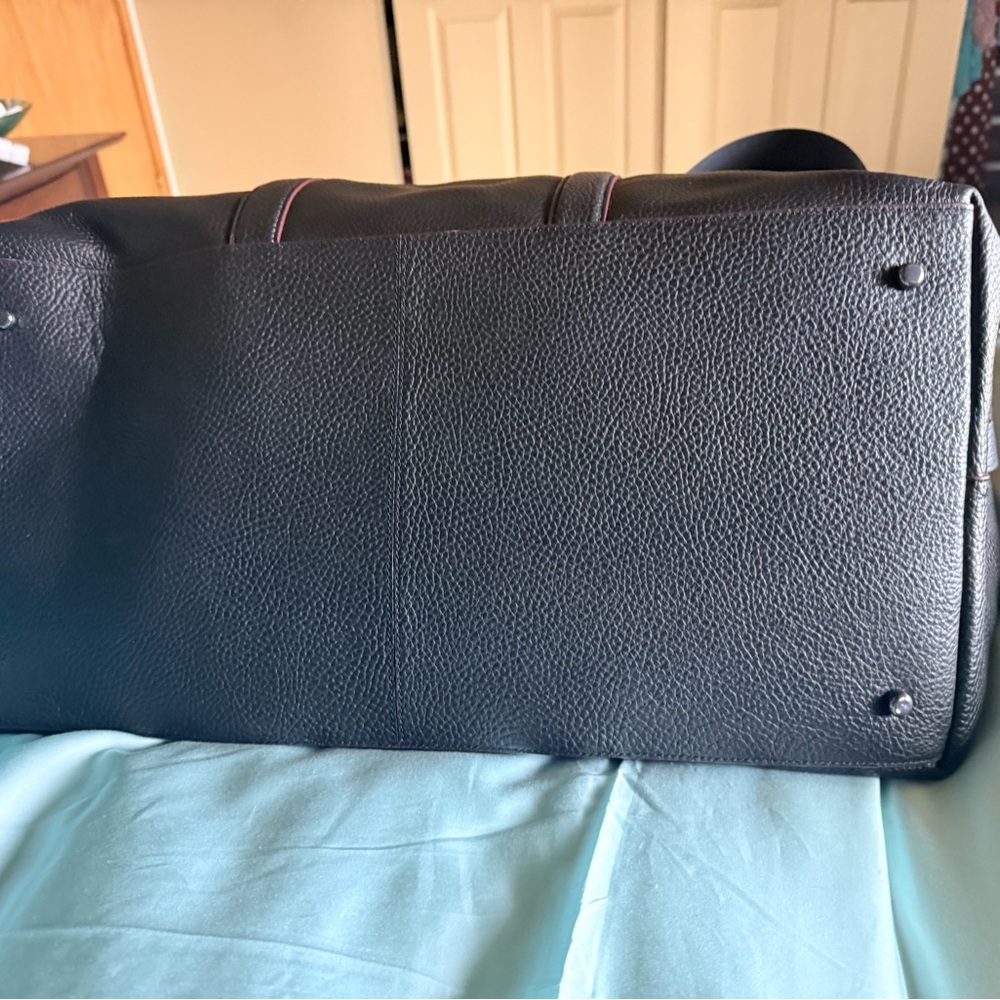 Coach trekker Pebbled Black Leather Satchel - Picture 15 of 16